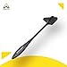 ABECIOUS Medical Taylor Hammer Professional Knee Reflex Stainless Steel Testing Tool (Black)