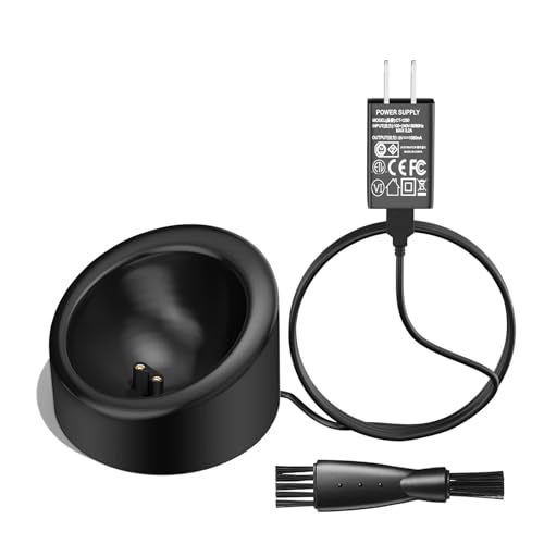 Replacement Charger for MANSCAPED 3.0 Compatible with MANSCAPED The Lawn Mower 3.0/2.0 Weed Whacker Electric Groin Hair Trimmer & Ear Hair Trimmer Charging Dock Base Station with Adapter Power Cord