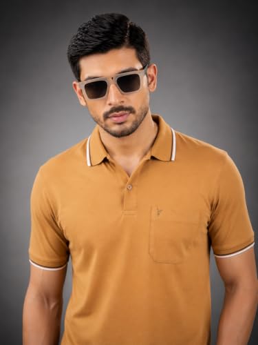 Image of Pro Riders Urban Men's Cotton Rich Polo T-Shirt with Pocket |Regular Fit| Office