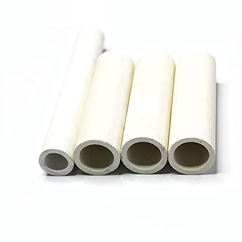 2 unids Resistente a la Temperatura Resistente a la corrosión con Tubo de cerámica Aislante Hueco de la tubería de Quema 800 Grados (Color : L100mm, Specification : OD18mm ID13.5mm)