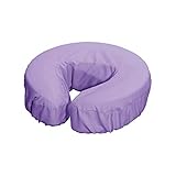 Master Massage Dignity & Luxury Microfiber Massage Table Face Cushion Cover 12piece/ A Set (Purple)