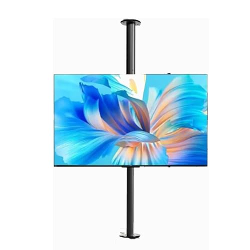 Soporte giratorio para TV – Soporte giratorio de inclinación de movimiento completo de 360 grados para televisores LCD, marco de partición ajustable y base de gabinete