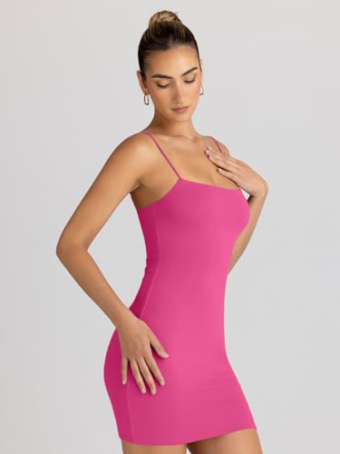 Image of LILLUSORY Women's Mini Sexy Bodycon Dress 2026 Spring Summer Going Out Short Backless Party Club Dresses Y2k Clothes