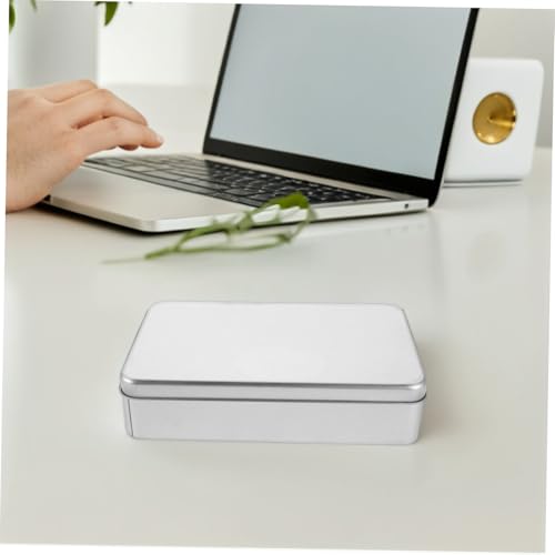 Caja organizadora Veemoon 2 piezas plata con tapa miniatura 6