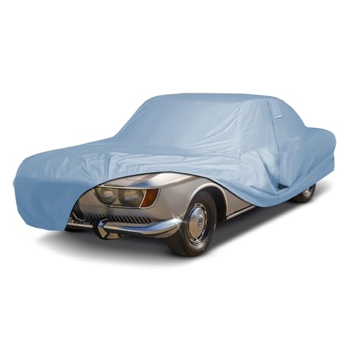 Image of iCarCover Premium Car Cover for 1962-1972 BMW New Class 4-Door Sedan, Coupe Heavy Duty Waterproof All-Weather Automobiles Custom Fit Indoor Outdoor UV Snow Protection Covers with Straps and Bag