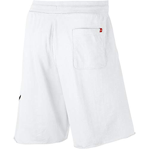 Nike Mens Sportswear Logo Shorts White/Black 836277-100 Size X-Large2