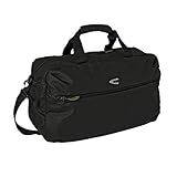Die Weekend bag aus beschichtetem, wasserabweisendem Nylon Material im sportlichen Look ist der perfekte Begleiter für Reisen und Outdoor-Aktivitäten. Das geräumige Hauptfach bietet die Möglichkeit, Reisegepäck sicher und übersichtlich zu verstauen. Durch zwei zusätzliche Schulterriemen lässt sich die Tasche bequem als Rucksack tragen.