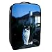 Caja de almacenamiento para zapatos de viaje y uso diario para gatos en el techo, organizador portátil impermeable de hasta 12 yardas con doble cremallera, 4 bolsillos
