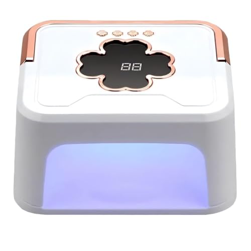 Image of THR3E STROKES Professional Intelligent LED Automatic Sensor LED UV Nail Dryer Nail Curing Nail Art Lamp Manicure Pedicure Tool Gel Based Nail Polish for All Kind of Nail Paints (228W L1)