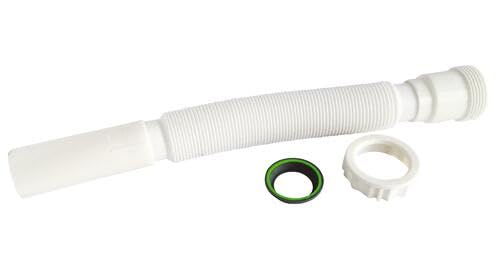 SOMATHERM FOR YOU - Kit Sécu Inox, Grupo De Seguridad NF 20/27, Sifón 26/34, Flexible De Evacuación Extensible, Conexión Calentador De Agua, Instalación Fácil, Accesorios Sanitarios, Agua Agresiva