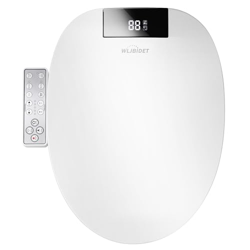 WLJBIDET Toilet Bidet Seat, Instant Warm Water, Self-Cleaning Nozzle, Multiple