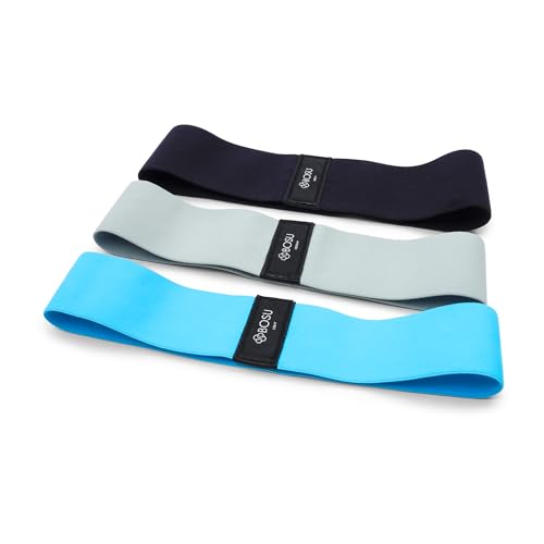 Bosu Stoff-Widerstandsbänder (3er-Pack), Mehrfarbig (72–6920)