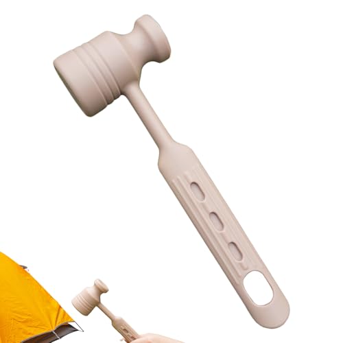 Godpqiui Mazo para Camping - de Alta Resistencia para Piquetas de Tienda - Mazo Antideslizante para Piquetas | para Playa Construccion Casa Patio Trasero Techo Garaje Senderismo Trabajo