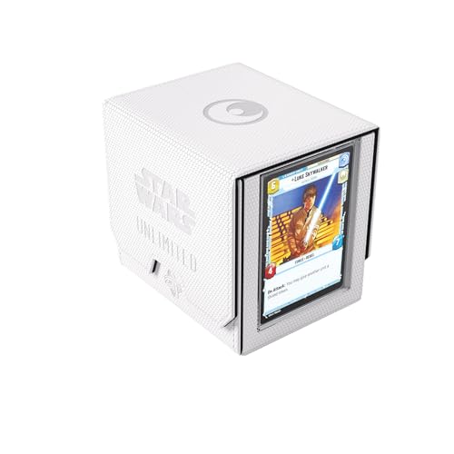 Gamegenic | Star Wars Unlimited Deck Pod - White/Black | Trading Card Accessory