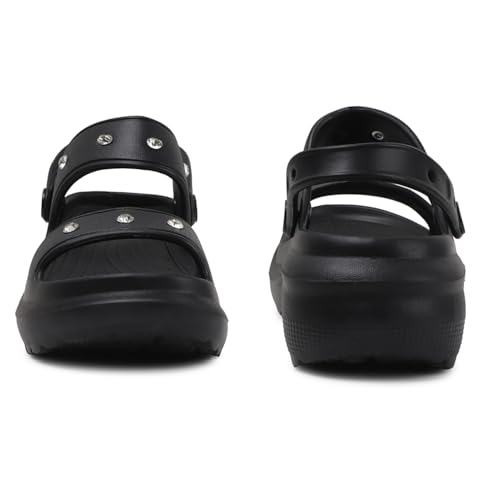 Image of Sukun DMD-KIA Women's Clogs /Sandals with Adjustable Back Strap Ultra Soft & Flexibility Anti Skid Comfortable Waterproof Daily Mules Clogs /Sandals for Women
