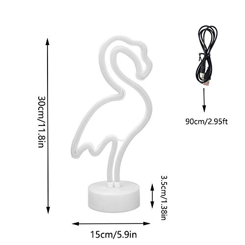 ENUOLI Luci al neon a forma di fenicottero al