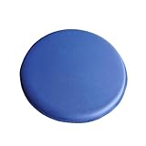 Guangcailun Ersatz Sitzfläche für Barhocker, gepolstertes rundes Kissen aus wasserdichtem PU Leder für bequemes Sitzen. Gestell Nicht enthalten. die Ersatz Sitzfläche für, Blau, 32 cm