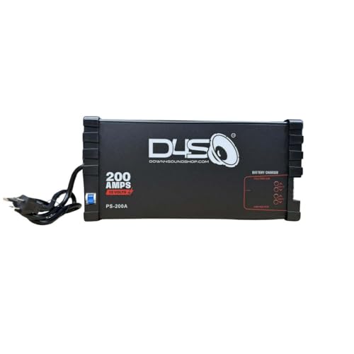 Down4Sound 200A Smart Power Supply 12V Car Audio Power Supply Battery Charger 13.8V-15V