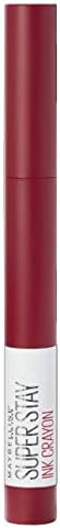 MAYBELLINE New York Rossetto Matita SuperStay Ink Crayon Colore Matte a Lunga Tenuta, 50 Own Your Empire