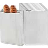 DEAYOU - Paquete de 150 envoltorios para hamburguesas de papel de aluminio de 4 libras, 16 x 3,8 x 25 cm, bolsas de papel...