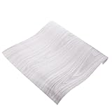 LOORGVEL PVC Selbstklebende Holzfolie Wandtattoo Dekorativer Aufkleber für Möbel Küchenschränke...
