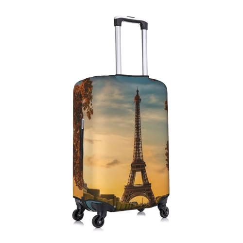 Housse de bagage Tour Eiffel Paris blanche pour sécuriser les valises S