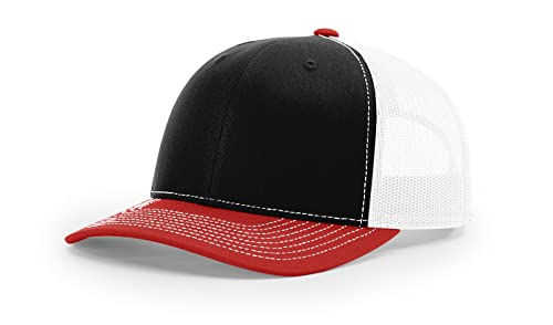 Image of Richardson 112 Trucker Hat - Premium Adjustable Snapback Hat - Structured Six Panel Richardson Blank Caps