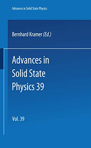 Advances in Solid State Physics 39 view 2