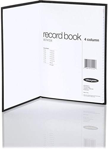 Miniatura 8 de Wilson Jones (R) Libro columnar de una sola página, 9 14 pulgadas x 7 pulgadas, 4 columnas