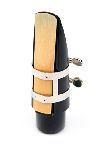 image for D'Addario Rico Ligature & Cap, Tenor Sax for Hard Rubber Mouthpieces, 