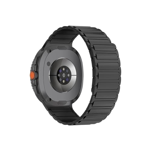 Samsung Galaxy Watch 8 40mm 44mm/8Classic 46mm�p ���j�Z�b�N�X �V���R���� �r���v�o���h, �u���b�N, For Galaxy 8 44/40mm