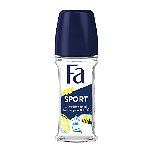 Fa Products Sport Energizing Fresh Roll On Deodorant Antiperspirant, 1.7 Ounce