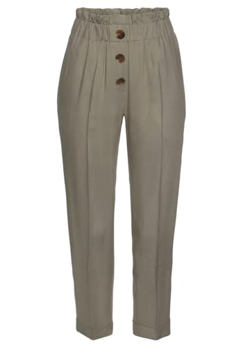 LASCANA Women's Paperbag Waist Ankle Pants4