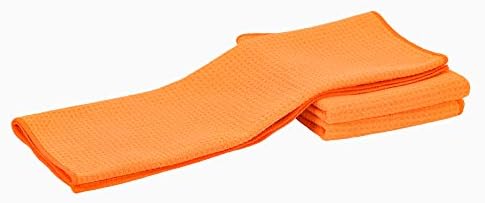 Aniease Microfiber Kitchen Towel, Super Absorbent Fast Drying Waffle Weave Dishcloths, Dish Drying Towels, Set of 3 Cleaning Cloths Hand Towels