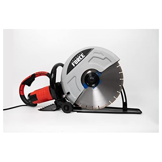 Steel Force PC400B Portable 16" 2800W Wet/Dry Electric Corded Circular Concrete Saw (With Blade)