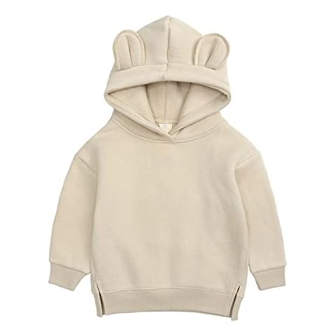 Alunsito Toddler Hooded Sweatshirt for Winter Cover