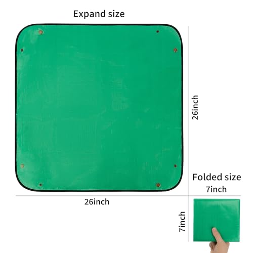 Maqihan tapete plegable para trasplante de plantas 26x26 pulg miniatura 2