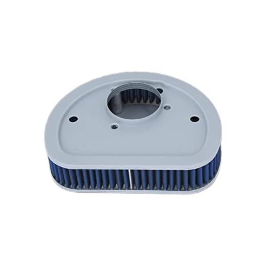 Jihua Store Motorcykel luftrenare luftfilter intag blått element rengöring passform for harley softrail klassisk fett pojke dyna låg ryttare turné Fälla (Color : Air filter Element)