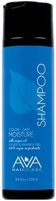 Ava Haircare - Moisturizing Shampoo - Vegan, Sulphate Free, Paraben Free, Cruelty Free - Natural Shampoo (8oz)