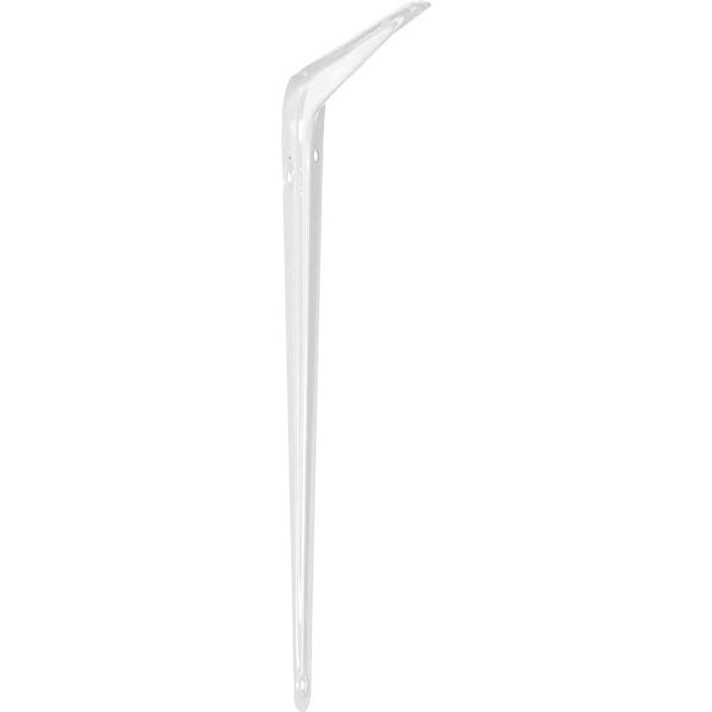 Merriway BH05431 (8 Pcs) London Style Shelf Brackets 250 x 200mm (10 x 8 Inch) White - Pack of 8 Pieces