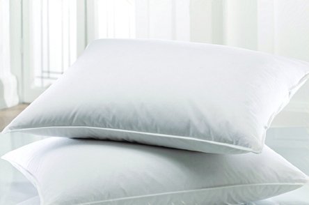 Almohada de Pluma King Size 91.4x50.8 cm Blanca