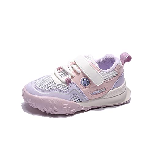 Lightweight Running Shoes for Kids,Mesh Upper Knit Sneakers,Girls Boys Athletic Shoes Breathable, Cool, Summer