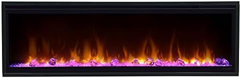Dimplex Ignite XL 50" Indoor Wall-Mountable Fireplace Electric Black  Fireplace (19 W, 1800 W, 1306 mm, 147 mm, 419 mm, 28.7 kg)