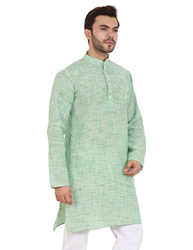 Image of LATEST CHIKAN Men's Cotton Regular Kurta
