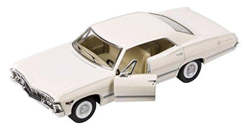 Modelo a escala 1/43 compatible con Chevrolet Impala 1967 blanco