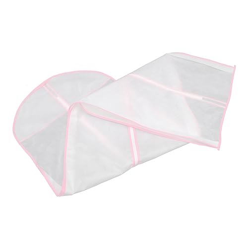 TIDTALEO Long Garment Bag for Dresses Breathable Non Woven Storage Cover Wedding Dress and Gown Protector with Zipper for Bridesmaids and Dance Costumes and Dirt