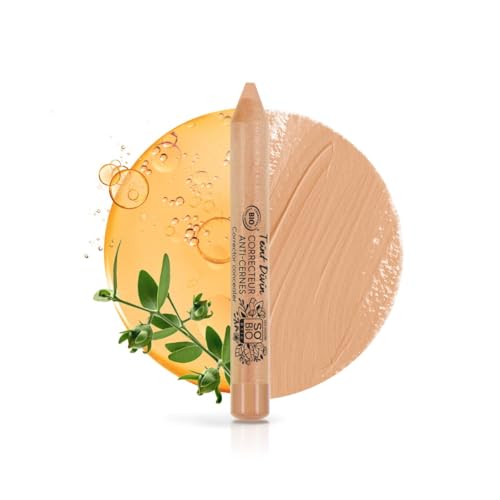 LÉA NATURE SO BiO étic| Correcteur anti-cernes certifié Bio - Teint Divin | Beige doré | Camoufle imperfections & cernes | Huile de Jojoba Bio nourrissante | Vegan | Made in France | Crayon 1,9g