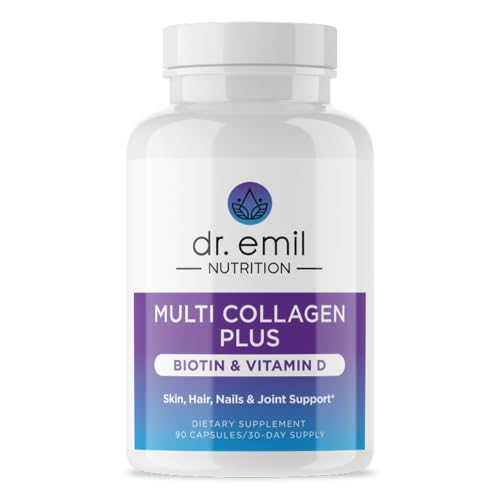 Dr. Emil Multi Collagen, Types I, II, III, V & X with Biotin, 90 Capsules