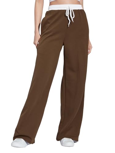 Image of Selvia Women's High Rise Solid Lycra Full Elastic Regular Fit Straight Trouser