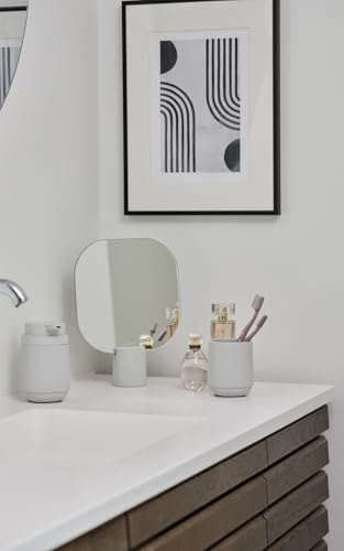 Image of ZONE DENMARK Nova Soap Dispenser - A Fusion of Sleek Design and Durable Material - Elevate Your Bathroom with Sophistication and Practical Elegance. A Stylish and Functional Bathroom Accessory